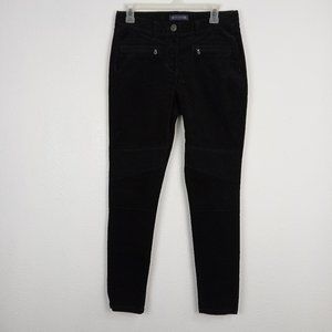 Marks & Spencer Collection Ankle Grazer Corduroy Pants Women's USA Size 6 Black